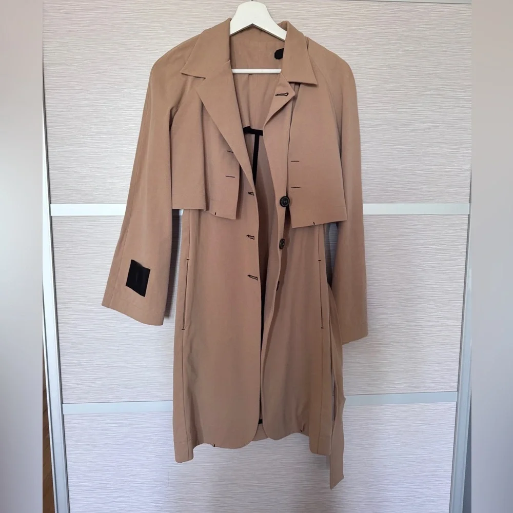 AVTANDIL 2 in 1 Trench Coat In Beige Sz. S - Picture 2 of 16